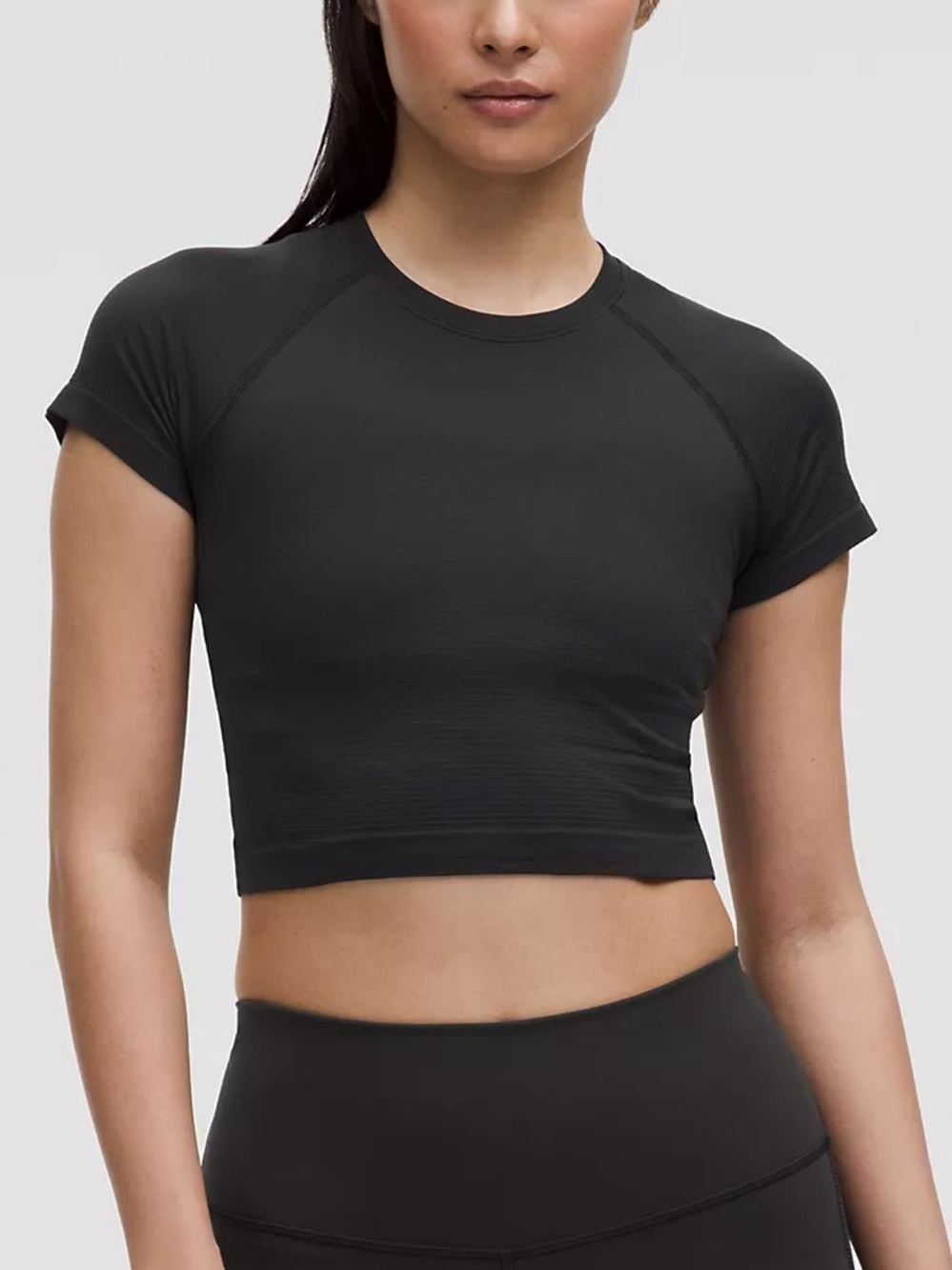 Lululemon Swiftly Tech Cropped Short-Sleeve Shirt 2.0